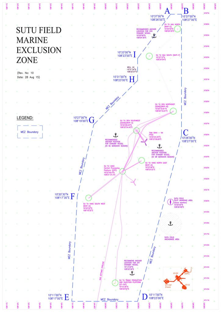 Su Tu Field Marine Exclusion Zone